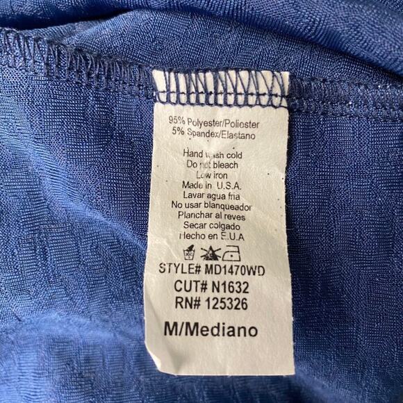 NWT Windsor Blue Glitter Long Sleeve Formal Prom Mini DressJuniors Size M - Picture 5 of 5